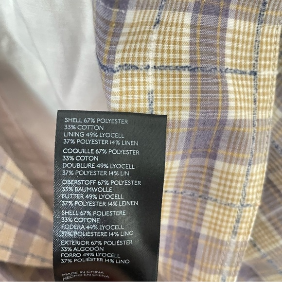 Free People Beckett Plaid Blazer Jacket - Picture 6 of 7